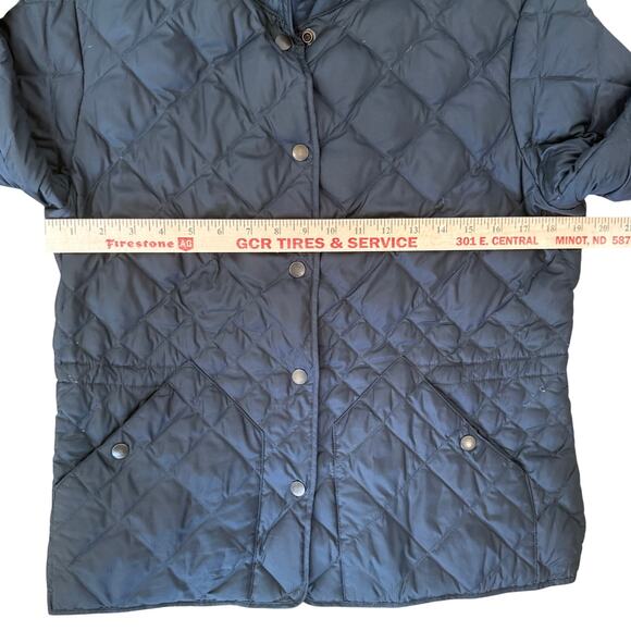 Eddie Bauer Goose Down 550 Jacket Women's Size Large Black Puffer Quilted - Picture 9 of 10